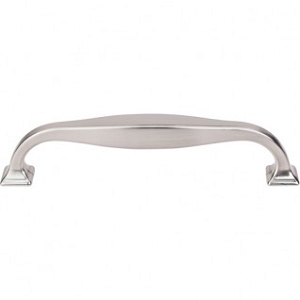 Top Knobs TK723BSN Contour Pull 5 1/16 Inch CC Brushed Satin Nickel