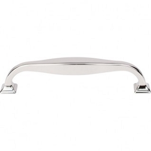 Top Knobs TK723PN Contour Pull 5 1/16 Inch CC Polished Nickel