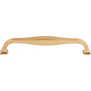 Top Knobs TK724HB Contour Pull 6 5/16 Inch CC Honey Bronze
