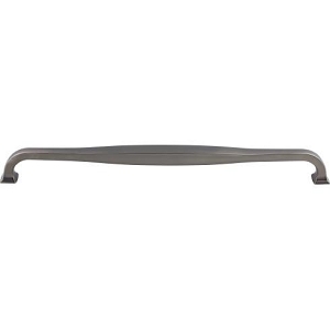 Top Knobs TK726AG Contour Pull 12 Inch CC Ash Gray