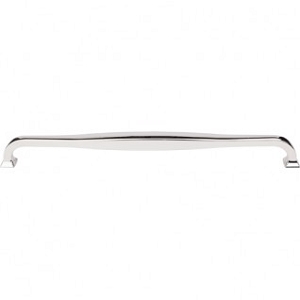 Top Knobs TK726PN Contour Pull 12 Inch CC Polished Nickel