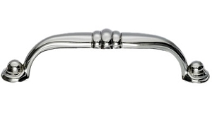 Top Knobs M1327 Asbury 3 3/4 Inch Voss Pull Polished Nickel