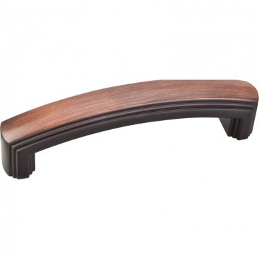 Hardware Resources Delgado 96mm CC Cabinet Pull - Brushed Oil-Rubbed Bronze 